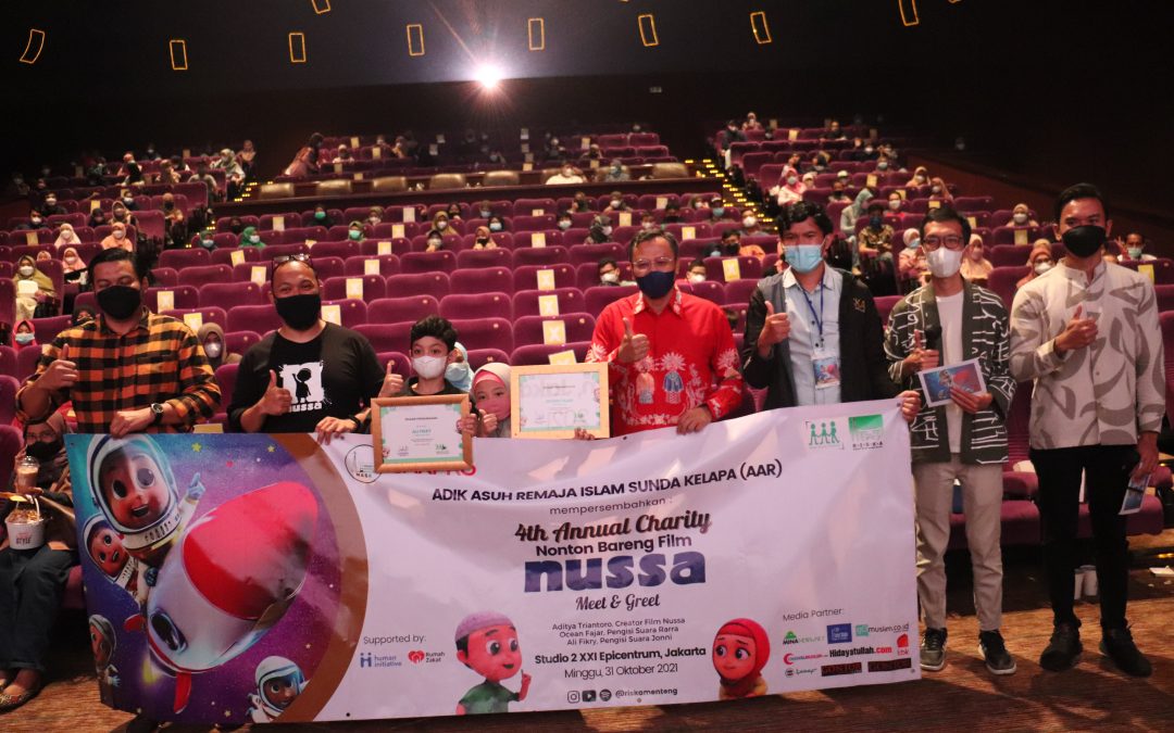 Adik Asuh Remaja Islam Sunda Kelapa Gelar Nobar Charity Film Nussa